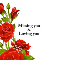 Miss you card  