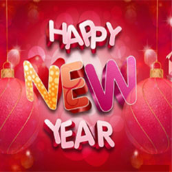 New year Greeting card 