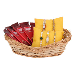 Rakhi Basket For 5 Brothers